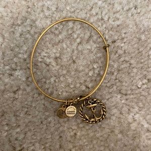 Alex and Ani Anchor Gold Bracelet